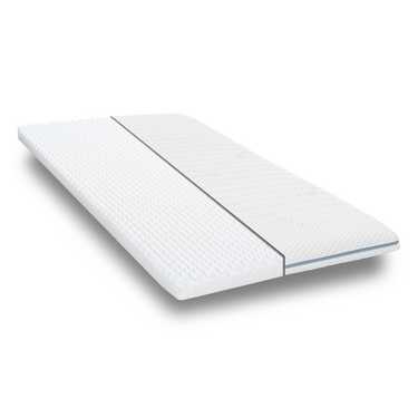 Topper de espuma fria premium Supportho 100 x 200 cm H3, altura 9 cm, grau de dureza H3 com cobertura antibacteriana