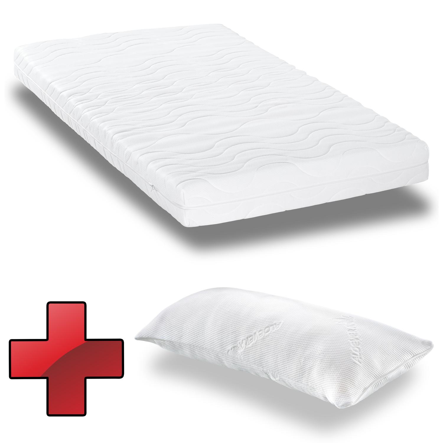 CloudComfort Premium 140 x 200 cm H2/H3 + CloudComfort viscoelastic pillow 40 x 80 cm