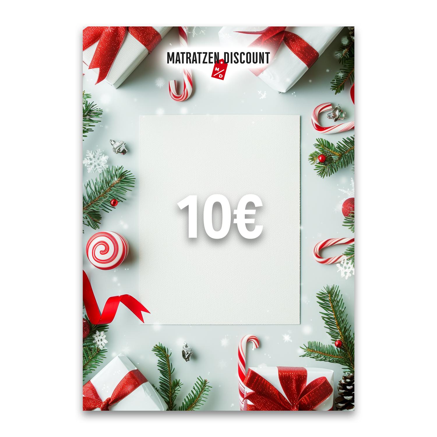 Kerstcadeaubon 1 - 10 €