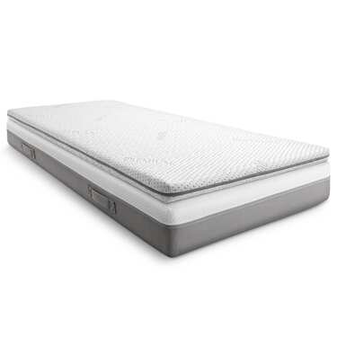 Online-Retoure Kaltschaumtopper Supportho Premium Topper 90 x 200 cm H3, Höhe 9 cm, Härtegrad H3 mit antibakteriellem Bezug