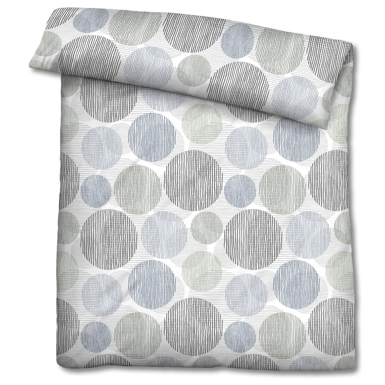 Doppelpack CloudComfort Basic Mikrofaser Bettwäsche Herzen 135 x 200 + 80 x 80 cm