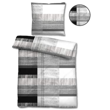 Mikrofaser-Satin Bettwäsche 155 x 220 cm + 80 x 80 cm