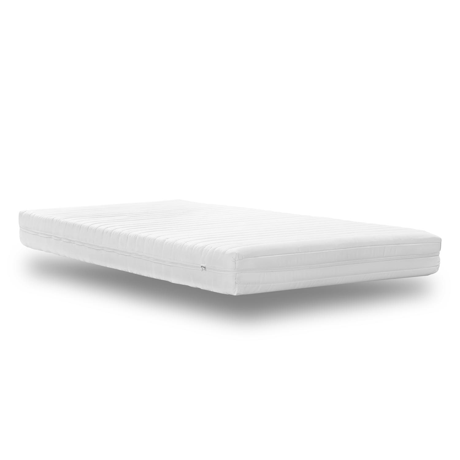 Cold foam mattress K16 90 x 200 cm, height 16 cm, firmness level H2/H3 + CloudComfort Basic microfiber bed set 135 x 200 cm + 80 x 80 cm