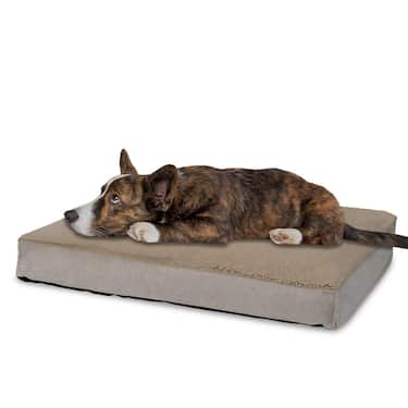 100 x 70 x 10 cm Gelflocken Hundematte Größe L mit abnehmbarer Decke