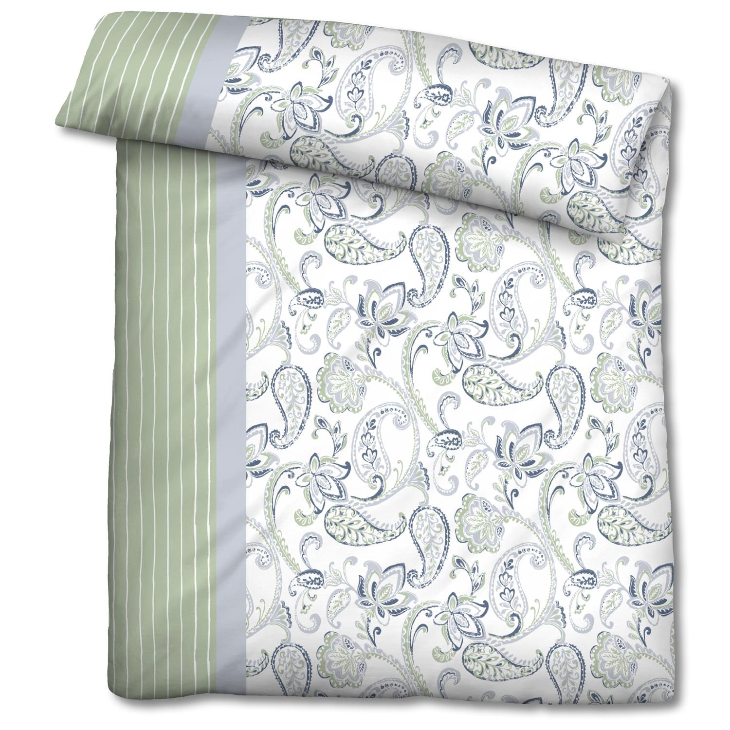 CloudComfort Basic Mikrofaser Bettwäsche Kreise 135 x 200 + 80 x 80 cm
