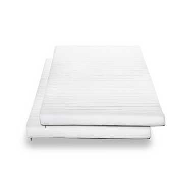 Comfort foam mattress K10 100 x 200 cm, height 10 cm, firmness level H3, twin set