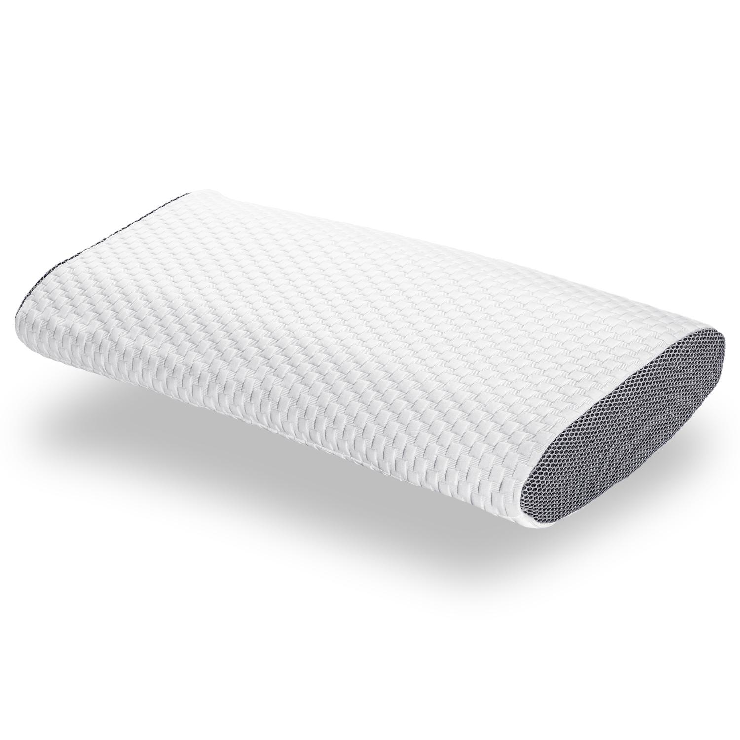 Sleezzz Cool viscoelastic neck support pillow 35 x 75 cm with special memory foam with lower temperature sensitivity than regular viscoelastic foam