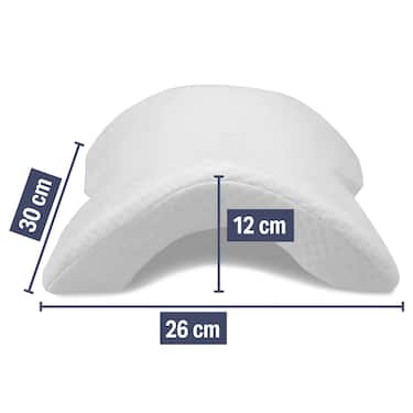 Armkussen voor zijslapers 26 x 30 x 12 cm met hoes met verkoelend effect
