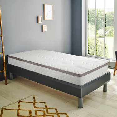 7 Zonen ergonomische Taschenfederkernmatratze Sleezzz Diamond T1000 80 x 200 cm, Höhe 23 cm, Härtegrad H2/H3, 1000 Federn/2m²