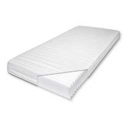 Cold foam mattress K16 80 x 200 cm, height 16 cm, firmness level H2/H3 + Sleezzz® Smart cuddly blanket 140 x 200 cm