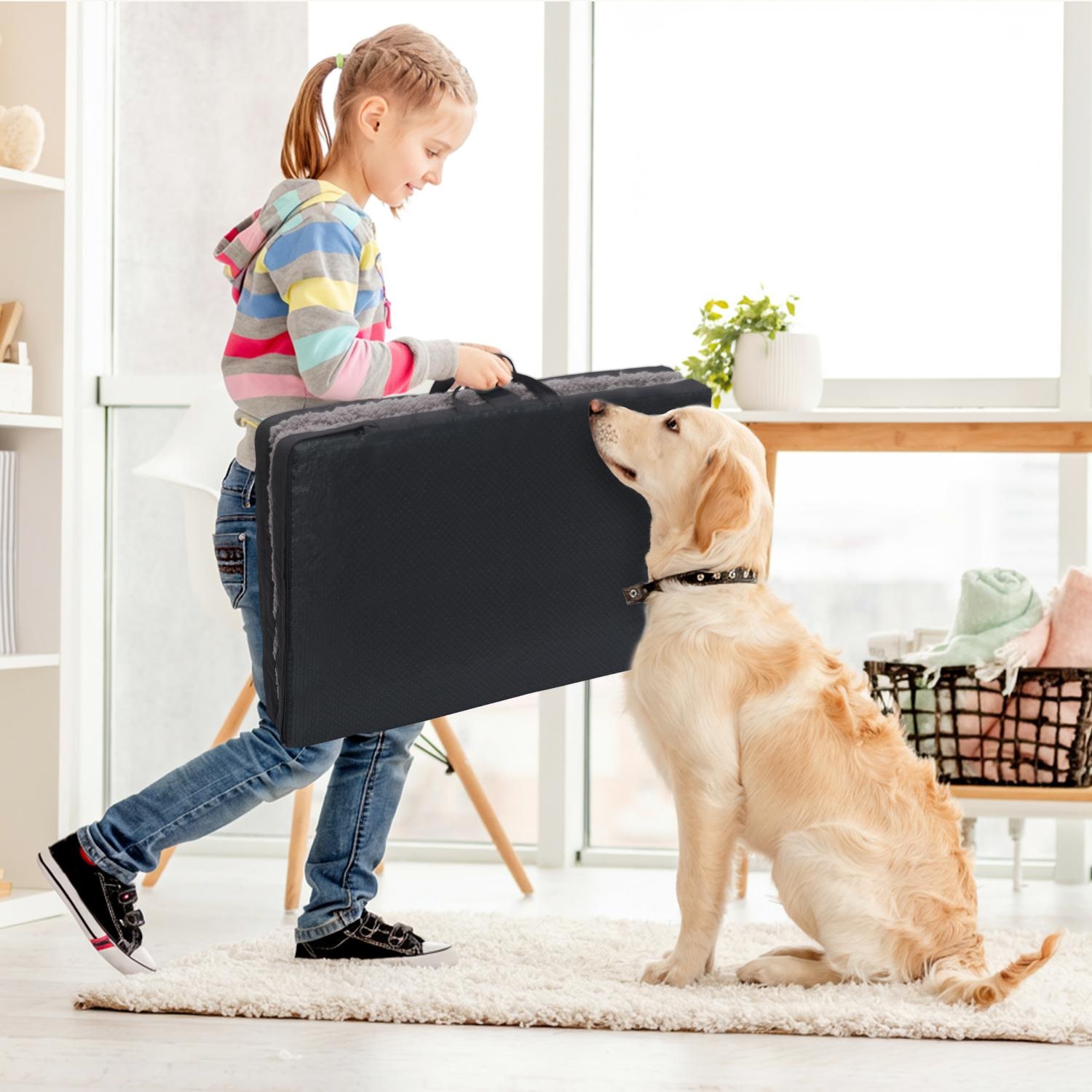 Petzzz ergonomiczna mata dla zwierząt Diva XL 120 x 80 x 5 cm, składana, antypoślizgowa