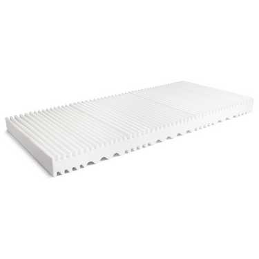 Cold foam mattress K16 90 x 190 cm, height 16 cm, firmness level H2/H3 + CloudComfort Basic gel-flake pillow 40 x 80 cm free of charge