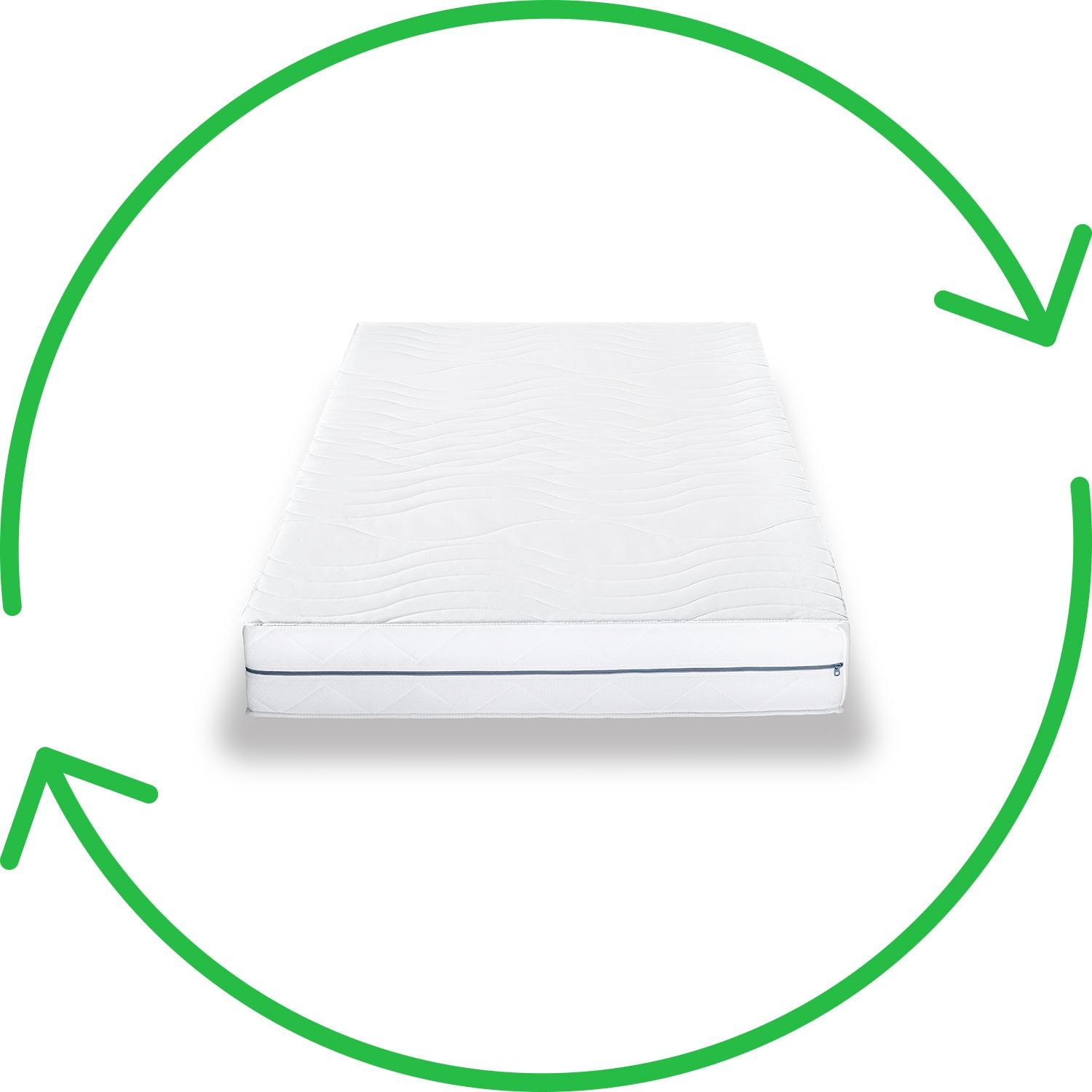 Ergonoomiline madrats 100x200 cm 7-tsooniline Supportho Premium, kõrgus 18 cm, kõvadusaste H2/H3