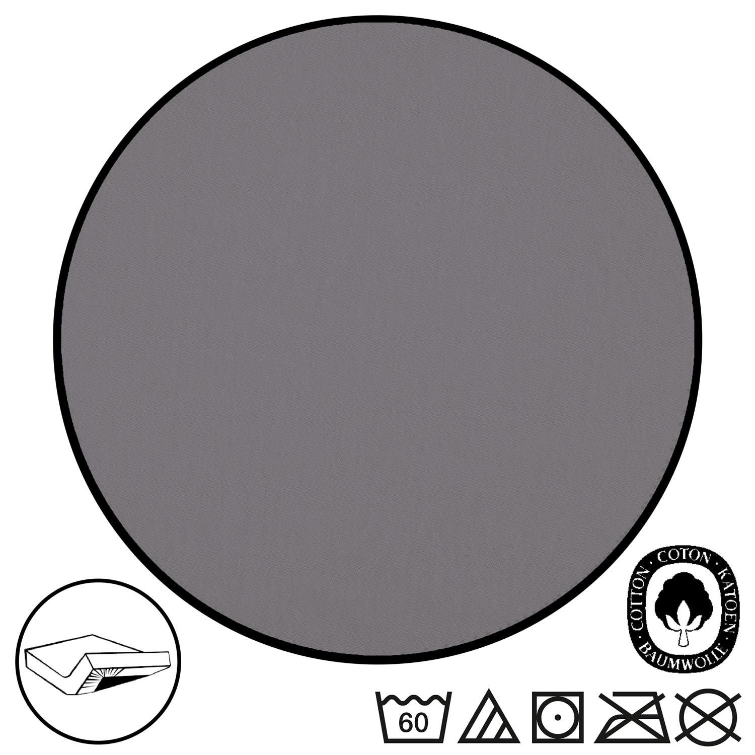 CloudComfort Basic lepedő alapfelszereltség mez sztreccs sötétszürke 140 x 190 - 160 x 200 cm