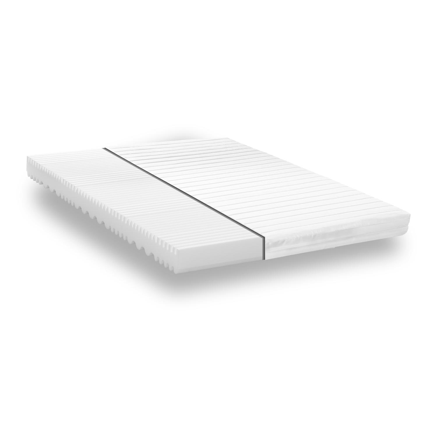 Construction and layers – Cold foam mattress K16 / 140 x 200 cm / H2 + H3 / 16 cm high