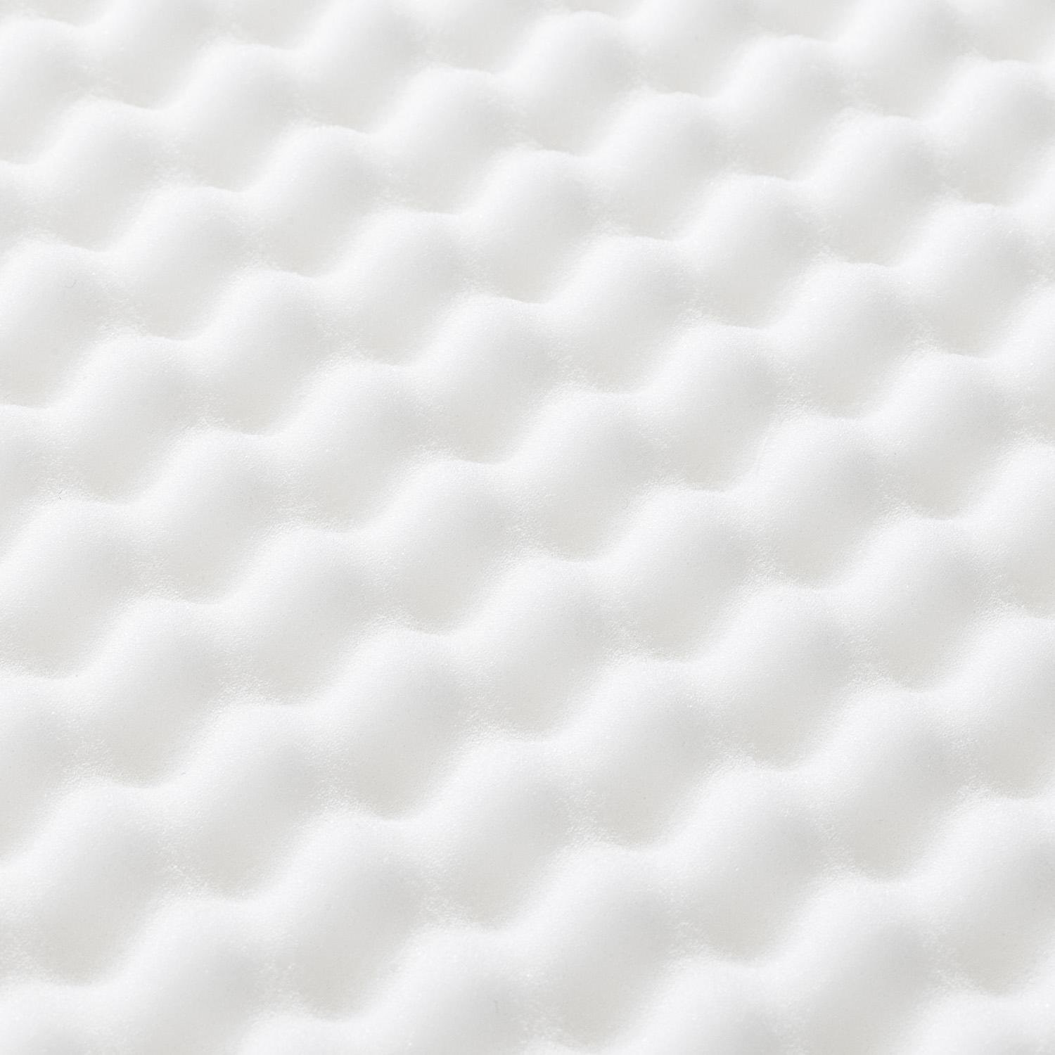 Aufbau und Schichten – Supportho Premium Topper 120 x 200 cm H3 + CloudComfort Basic Gel-Flocken Kissen 40 x 80 cm