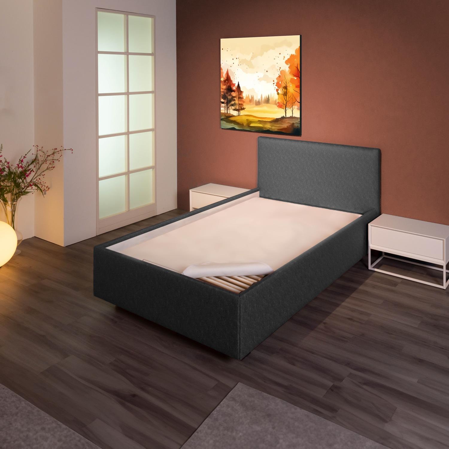 Sleezzz Základní plstěný matracový podklad 140 x 200 cm, chránič matrace k umístění na lamelový rošt, bílý