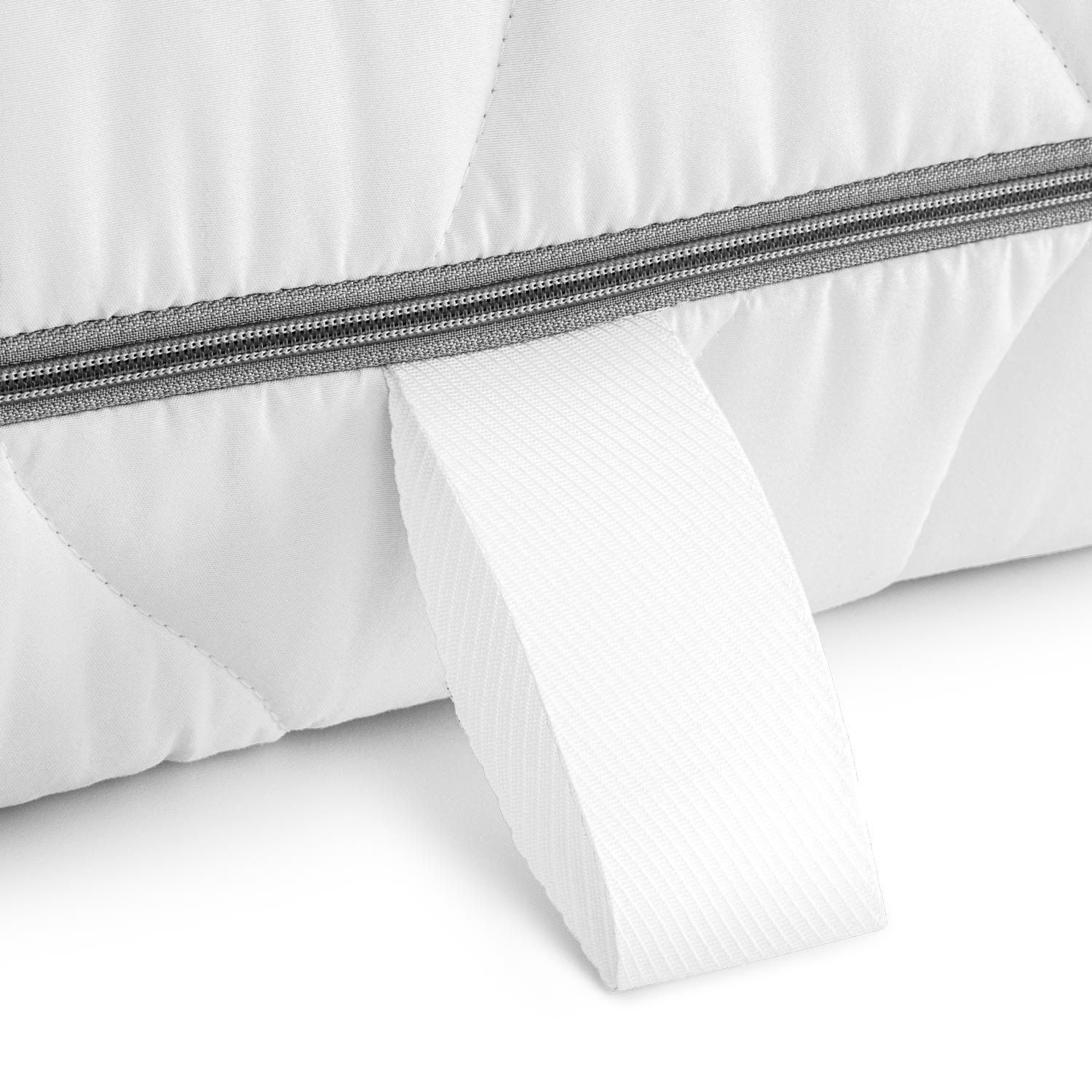 Bezug im Detail – Sleezzz® Smart Matratze 180x200 cm + 2 x  Sleezzz® Smart höhenverstellbares Kissen