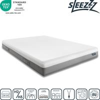 Materasso viscoelastico Sleezzz Premium 180 x 200 cm, altezza 20 cm, livello di rigidità H2/H3, con maniglie reversibili