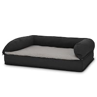 100 x 70 x 27 cm orthopaedic dog bed with backrest size M