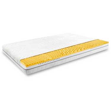 Matelas viscoélastique 7 zones Sleezzz Smart 180 x 200 cm, hauteur 18 cm, degré de fermeté H3 avec mousse à mémoire de forme Air