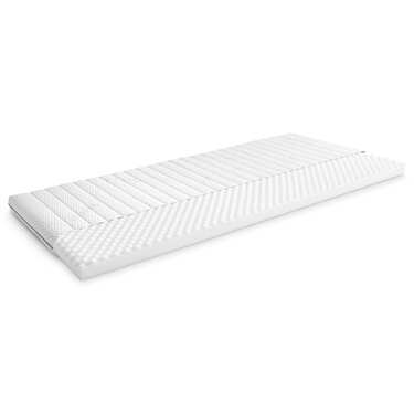 Online-Retoure Kaltschaumtopper Supportho Premium Topper 90 x 200 cm H3, Höhe 9 cm, Härtegrad H3 mit antibakteriellem Bezug