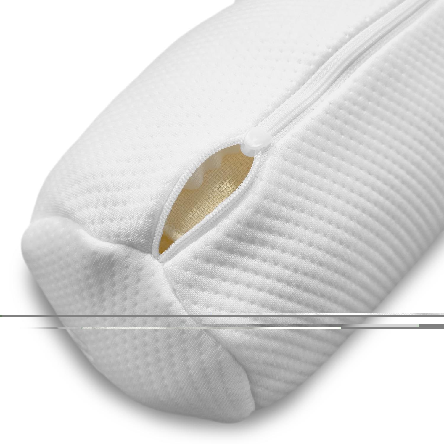 Travel set consisting of: 2 x knee and neck roll visco 40 x 15 cm + 2 x Sleezzz® Smart blanket 150 x 200 cm