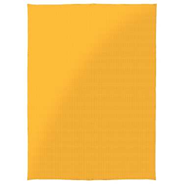 Бавовняна вафельна ковдра з піке жовта 130 x 180 см