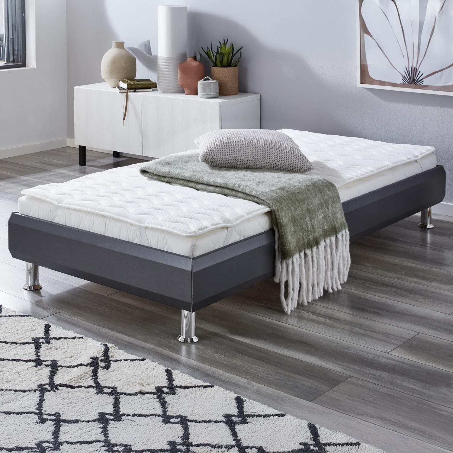 7-zone ergonomic pocket spring mattress Sleezzz Diamond T1000 90 x 200 cm, height 23 cm, firmness level H2/H3, 1000 springs/2m² + mattress topper / mattress topper 90 x 200 cm