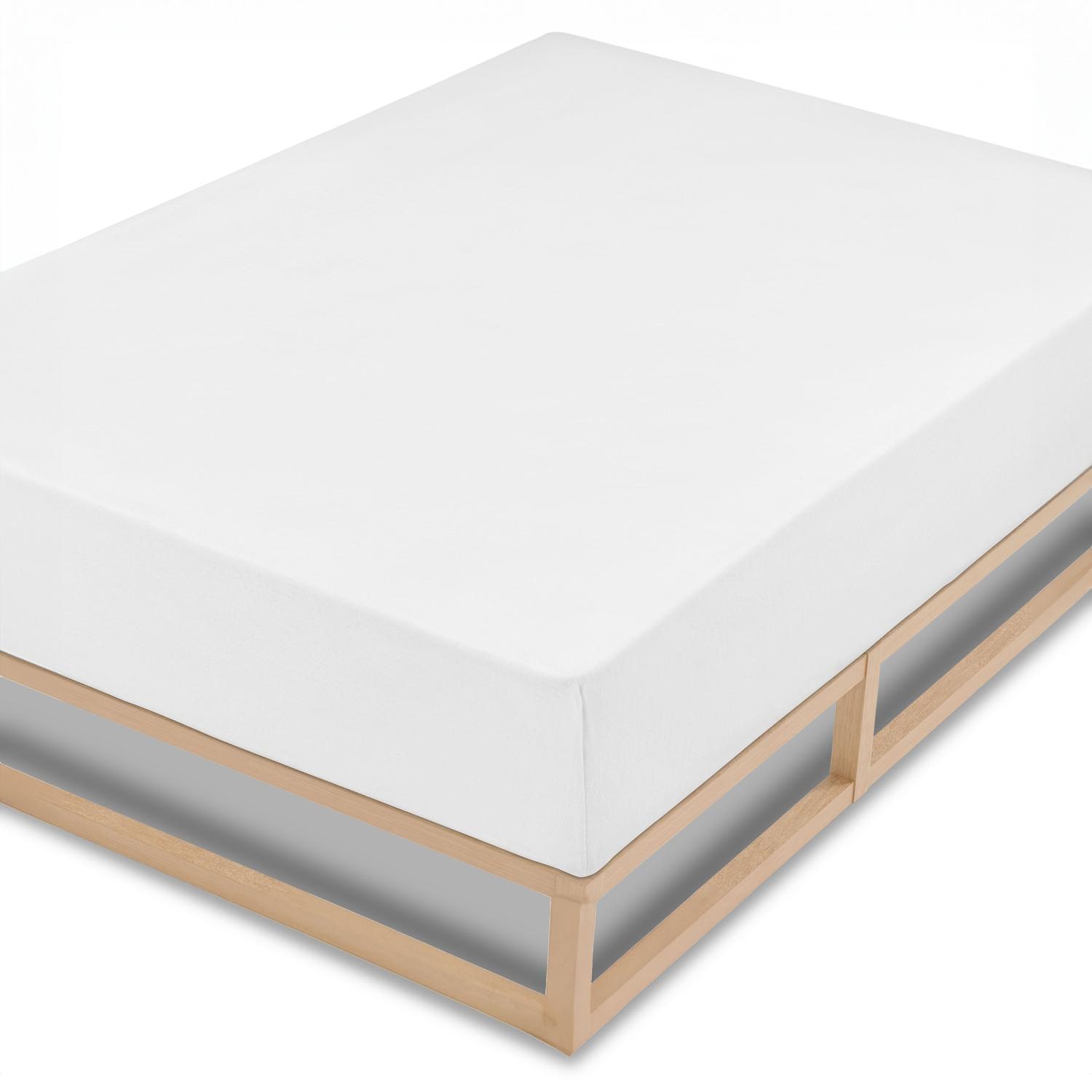 Sleezzz Basic Stretchmolton napínací prostěradlo 80x190 – 100x210 cm pro matrace do výšky 35 cm, dvojbalení