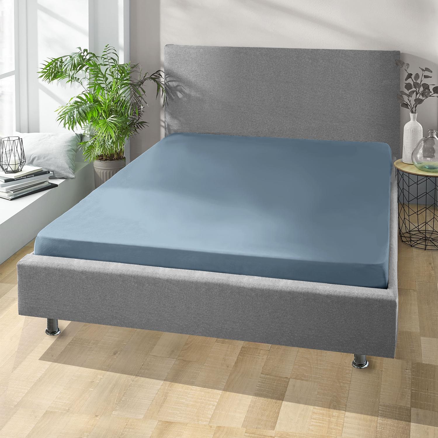 Sparpaket 3 Farben Spannbettlaken Winterflausch 90 x 190 - 100 x 200 cm (3 Stück)