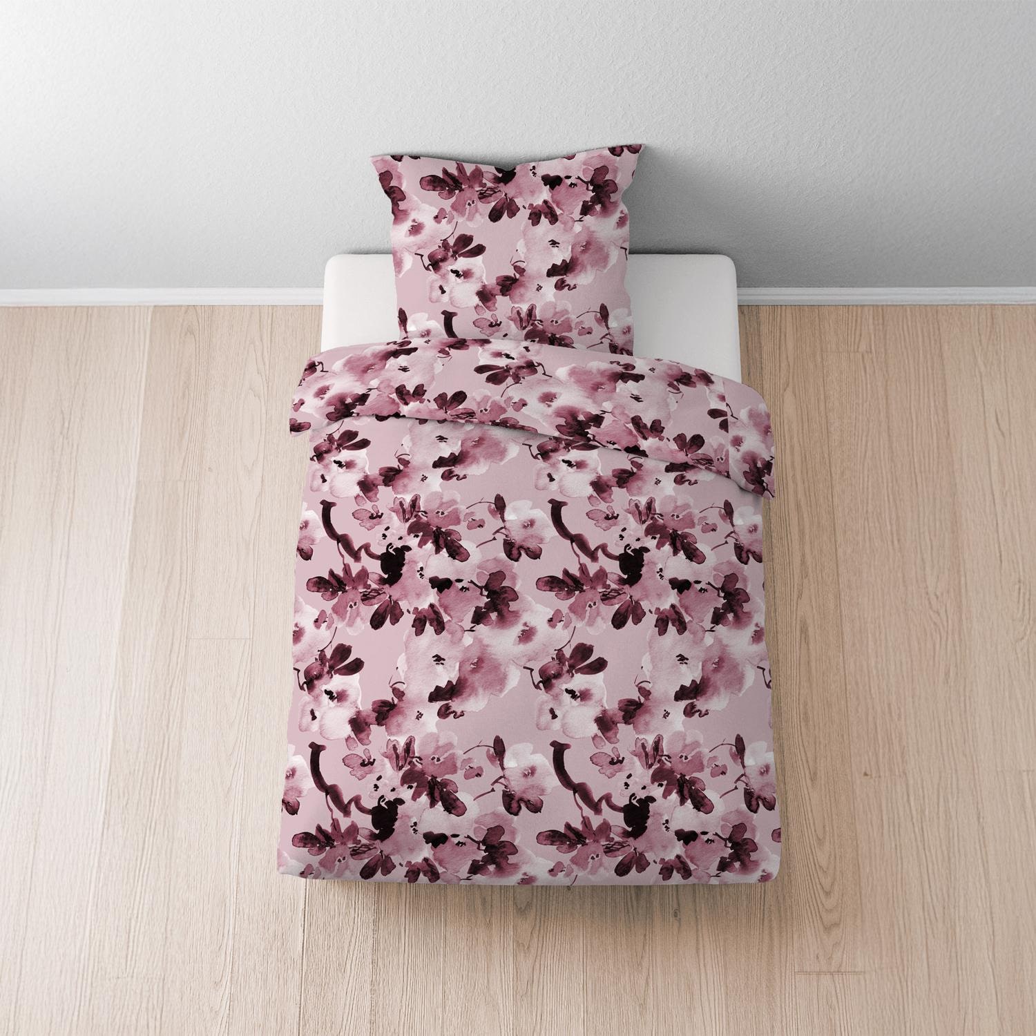 Double pack of beaver bed linen 155 x 220 cm + 80 x 80 cm