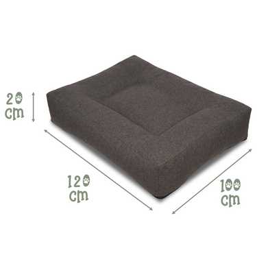 120 x 100 x 20 cm Petzzz ergonomic dog cushion Milo size XL