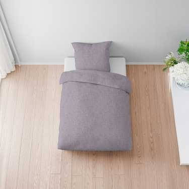 Sleezzz® muslin bed linen purple 155 x 220 cm + 80 x 80 cm