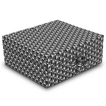 CloudComfort Basic folding mattress 70 x 195 cm with cat pattern, 10 cm high