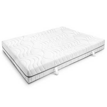 Materasso viscoelastico a 7 zone Sleezzz Smart 140 x 200 cm, altezza 18 cm, livello di rigidità H3 con schiuma a memoria d'aria