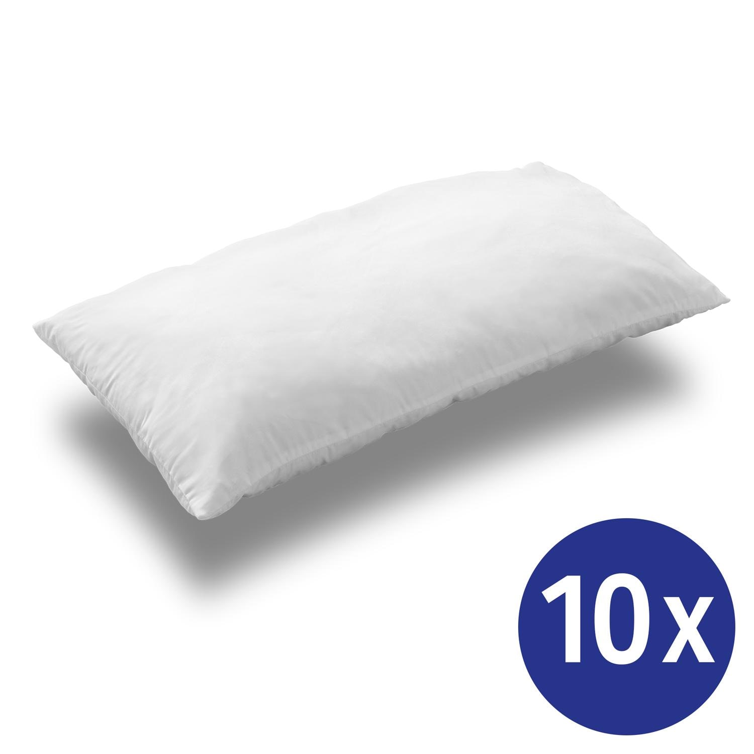 Zestaw 10 poduszek z mikrofibry CloudComfort Basic 40 x 80 cm