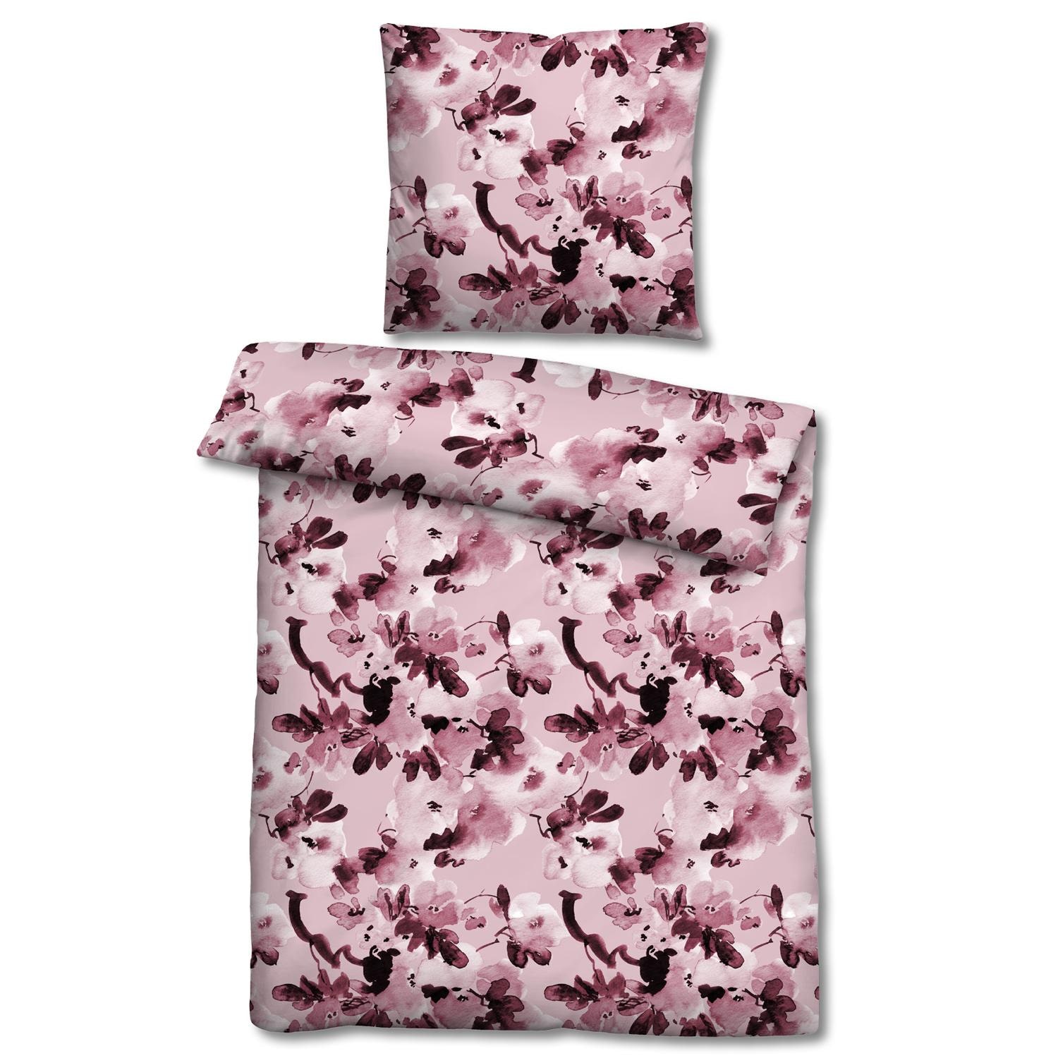 Double pack of beaver bed linen 155 x 220 cm + 80 x 80 cm