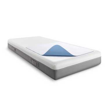 Sleezzz Vital waterproof absorbent fleece mattress topper, 75 x 90 cm, to protect the mattress