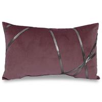 Decorative cushion ruby red 30 x 50 cm