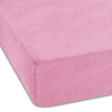 4er-Set Setex REFIBRA Feinbiber Spannbettlaken rosa 180 x 200 cm