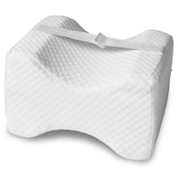 Ergonomisk knäkudde för sidosovare 24 x 20 x 15 cm med överdrag med kylande effekt