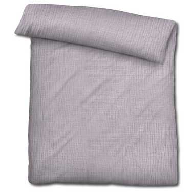 Sleezzz® muslin bed linen purple 155 x 220 cm + 80 x 80 cm