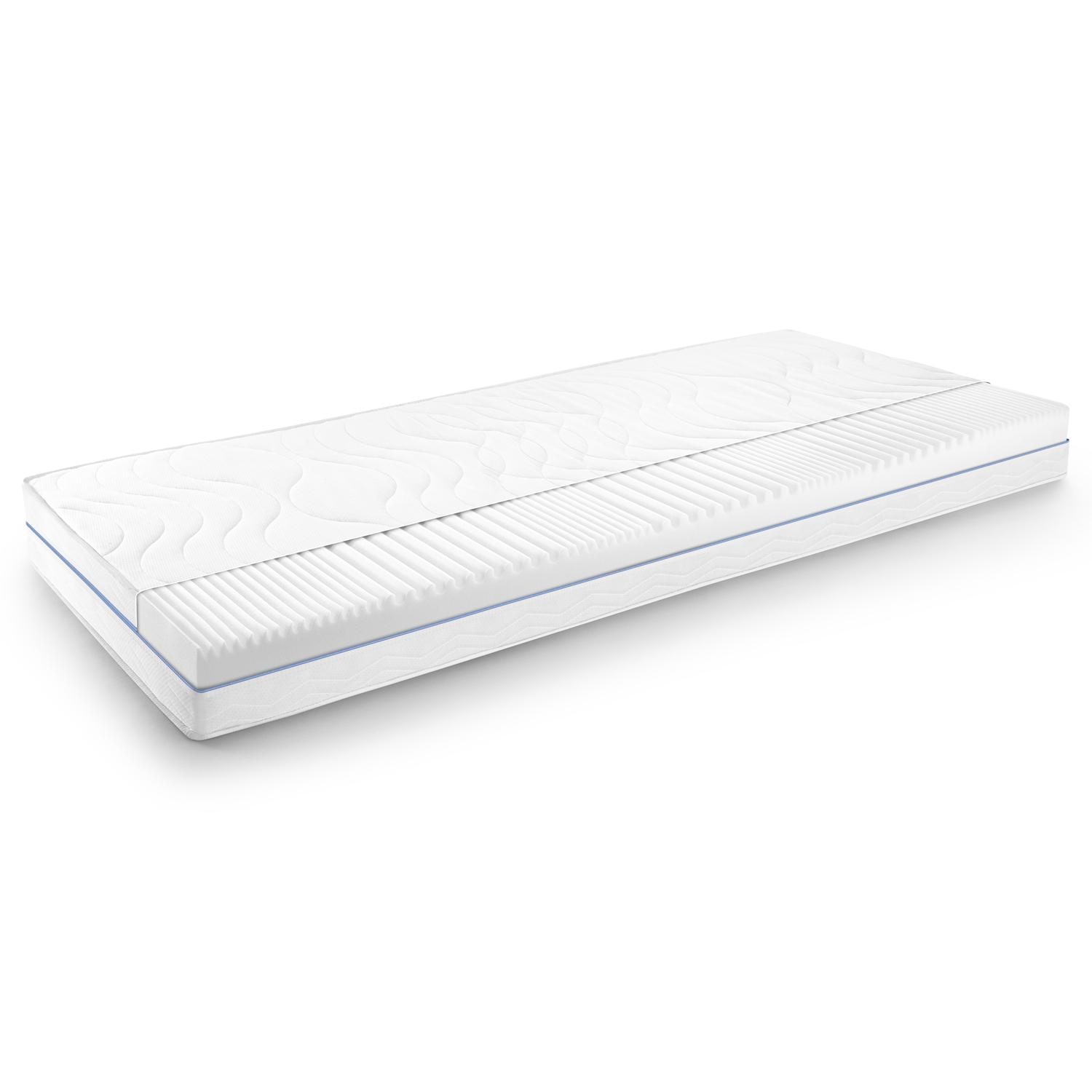 Doppelpack ergonomische Matratze 90x200 cm 7-Zonen Supportho Premium, Höhe 18 cm, Härtegrad H2/H3, Twin-Set