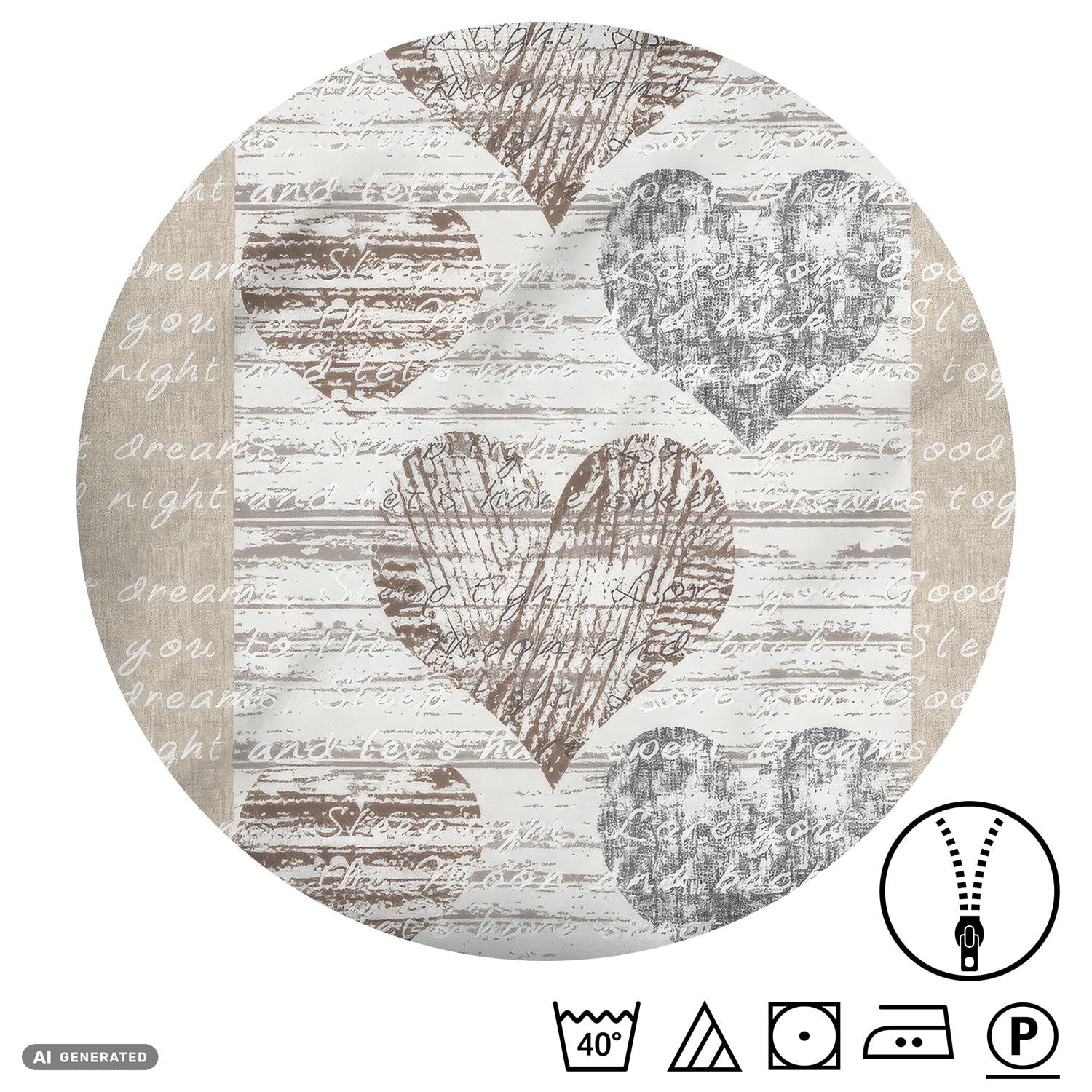 CloudComfort osnovni set posteljine od mikrovlakana (Srca) – 135 x 200 + 80 x 80 cm