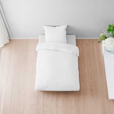 Double pack Sleezzz® muslin bed linen white 135 x 200 cm + 80 x 80 cm