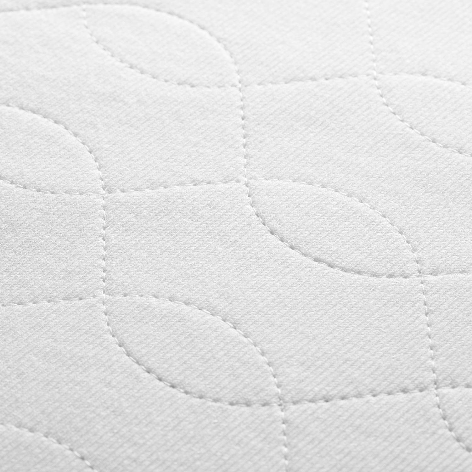 Cover in detail – Set of 4 Sleezzz® Vital waterproof absorbent fleece mattress toppers