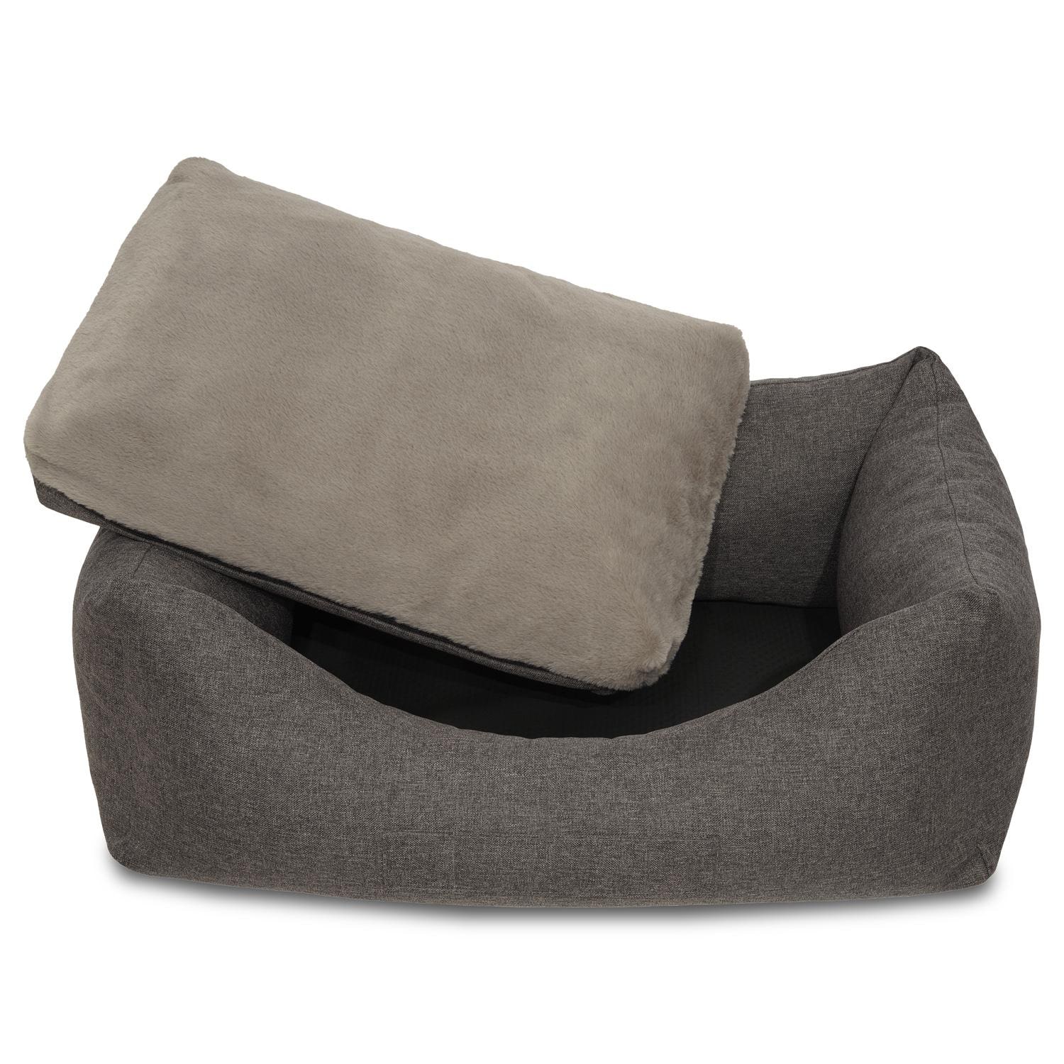 Petzzz dog bed Lucky L 100 x 70 x 27 cm with orthopaedic inner cushion