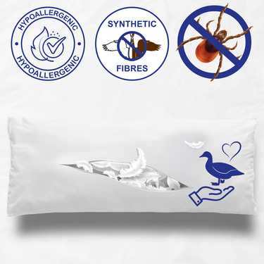 CloudComfort Basic microfiber pillow 40 x 80 cm