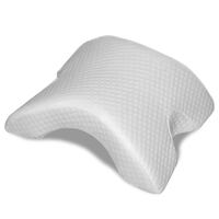 Almofada para braços para pessoas que dormem de lado 26 x 30 x 12 cm com capa com efeito de arrefecimento